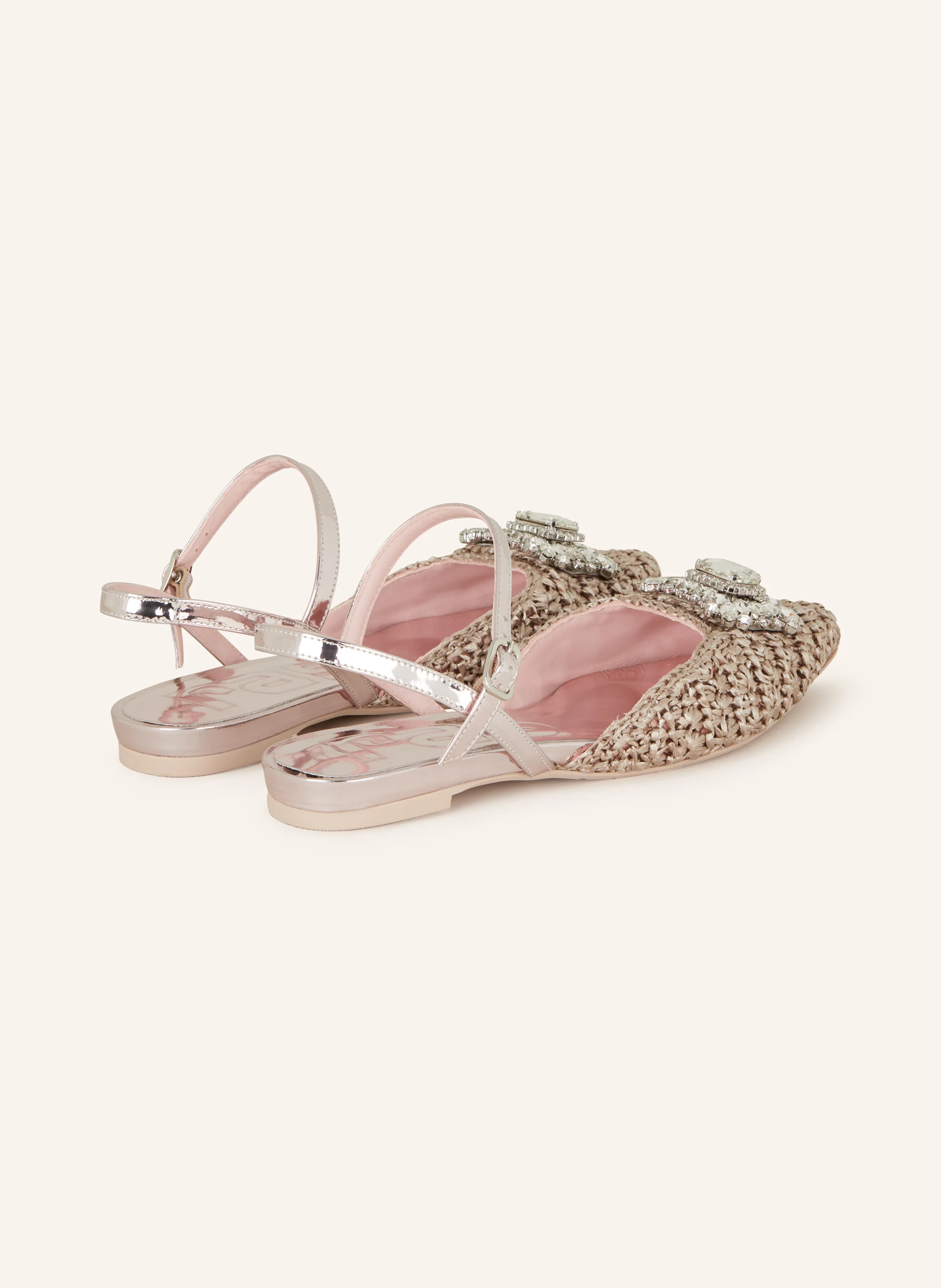 ras Slingballerinas HOOK mit Schmucksteinen