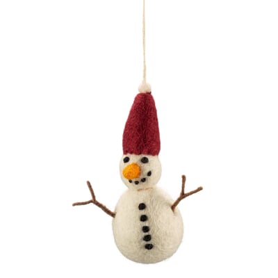 Schneemann Filz