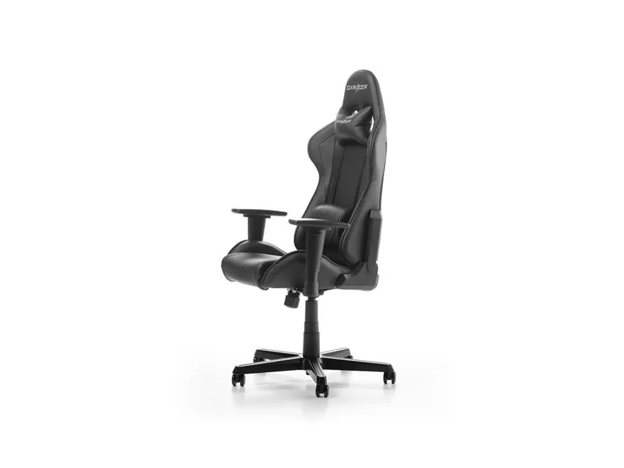 DXRacer Formula Series F08-N - Stol - armstøtter - T-formet - drejeled - polyuretan-læder - sort