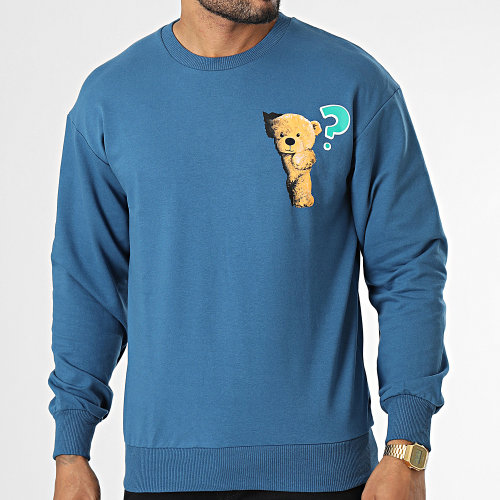 Sweat Crewneck GK-1012 Bleu Marine