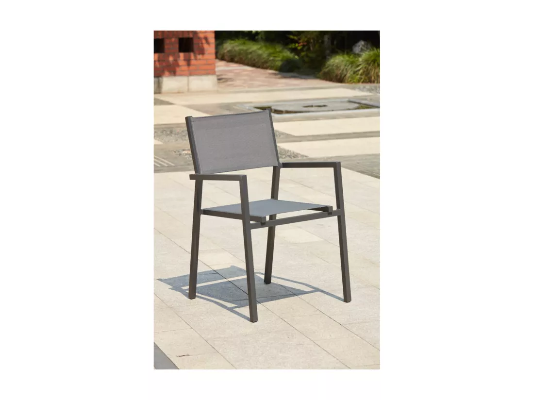 Salon de jardin extensible en alu 6 personnes OLAHO
