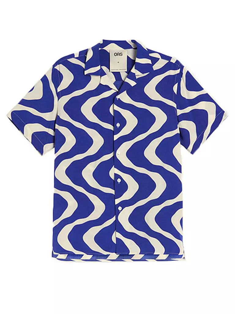 OAS Hemd BLUE RIPPLING blau