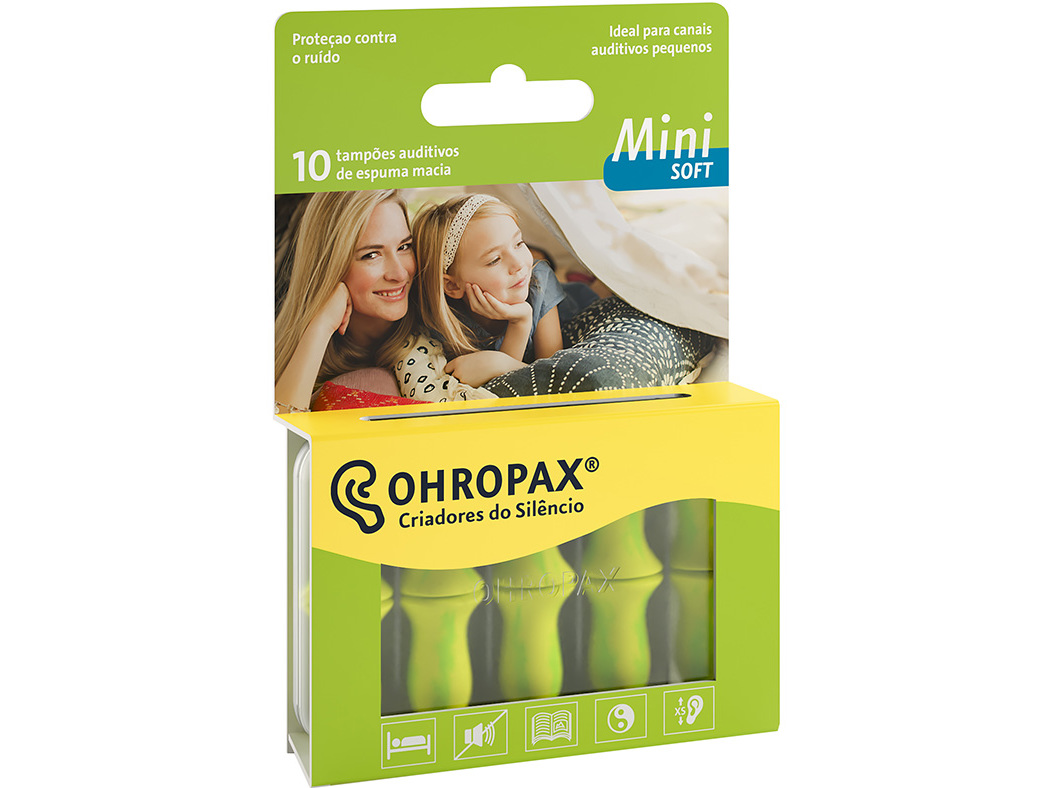 TAMPÕES OHROPAX AURICULARES SOFT MINI 10UN