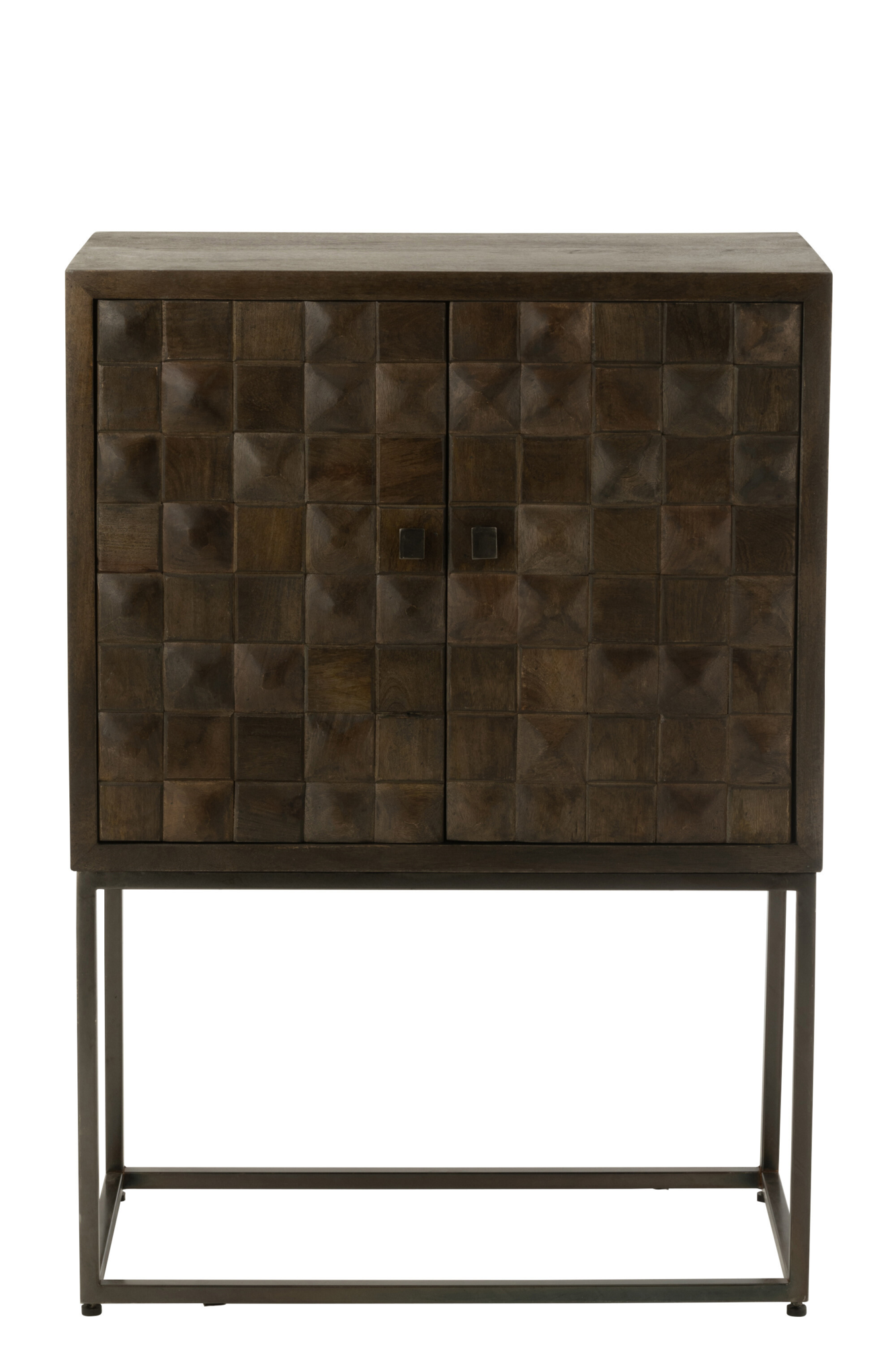 Kast Furu hoog Donkerbruin