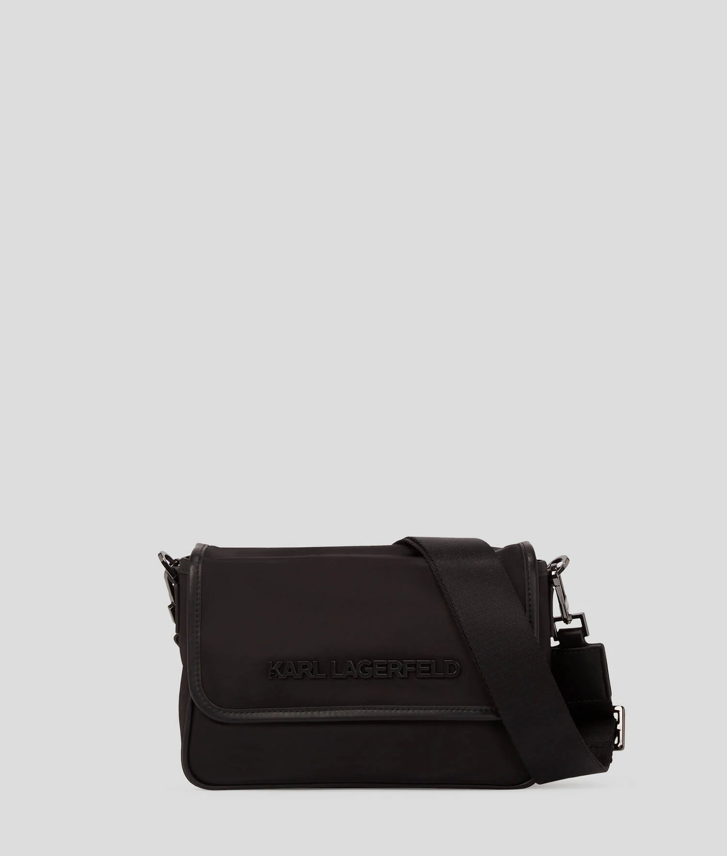 SAC BANDOULIÈRE EN NYLON K/ESSENTIAL - Noir