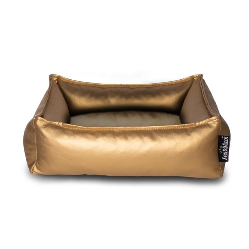 Lex & Max  - Hondenmand - Goud - 45x60x20 cm - XS