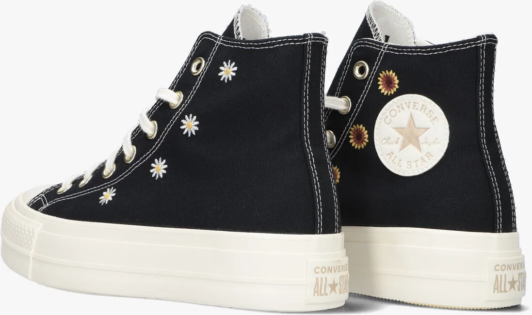CONVERSE zwarte converse hoge sneaker chuck taylor all star lift