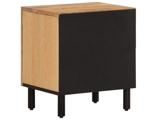 VIDAXL - Tables de chevet 2 pcs 40x33x46 cm bois de manguier solide