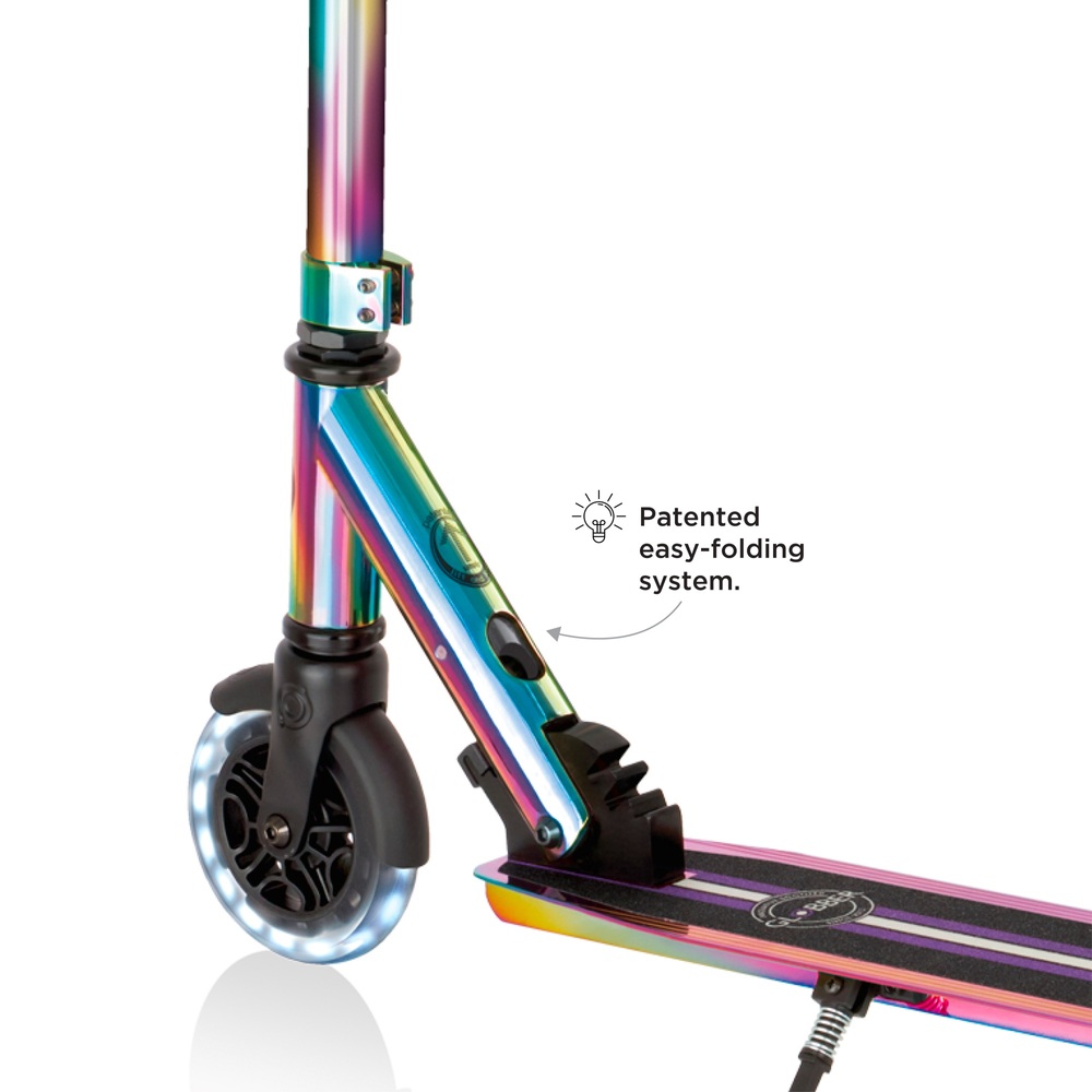 Globber FLOW ELEMENT LIGHTS 2-Rad-Klapproller - Neochrom