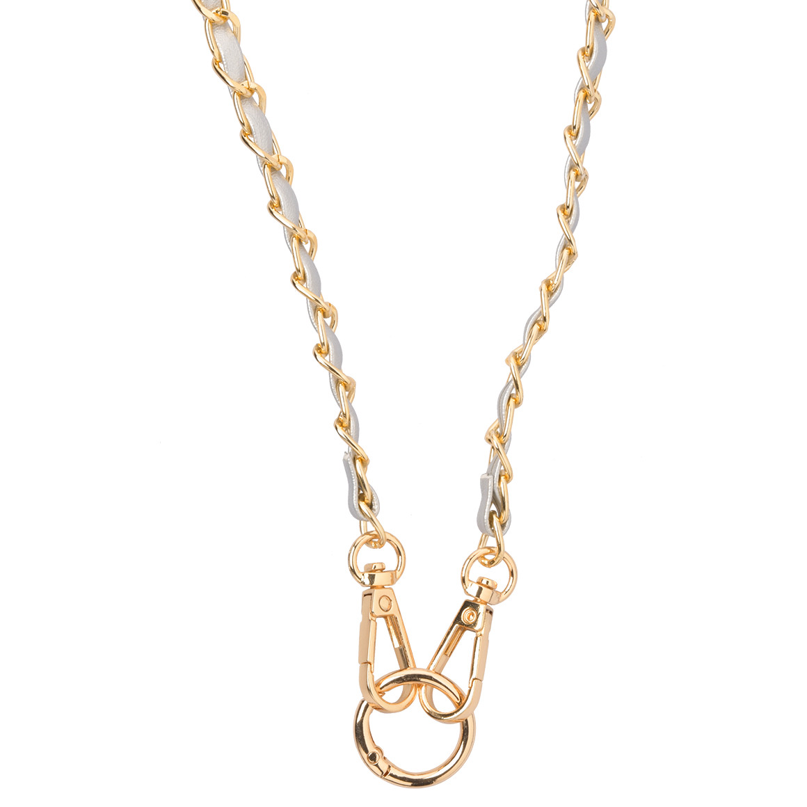 Gina Benotti Handykette mit Metall-Gliedern silber / gold