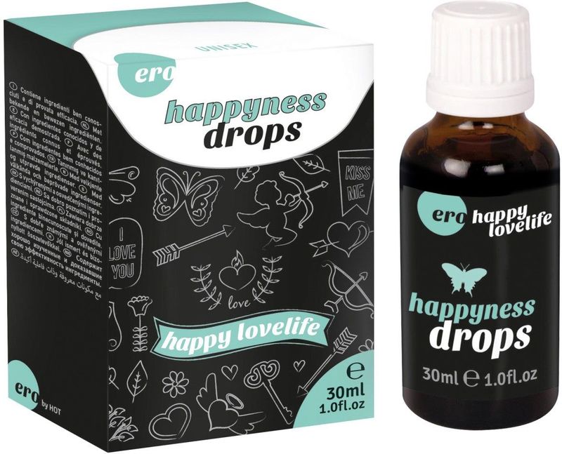 HOT Happyness Drops - Stimulating Drops - 1 fl oz / 30 ml