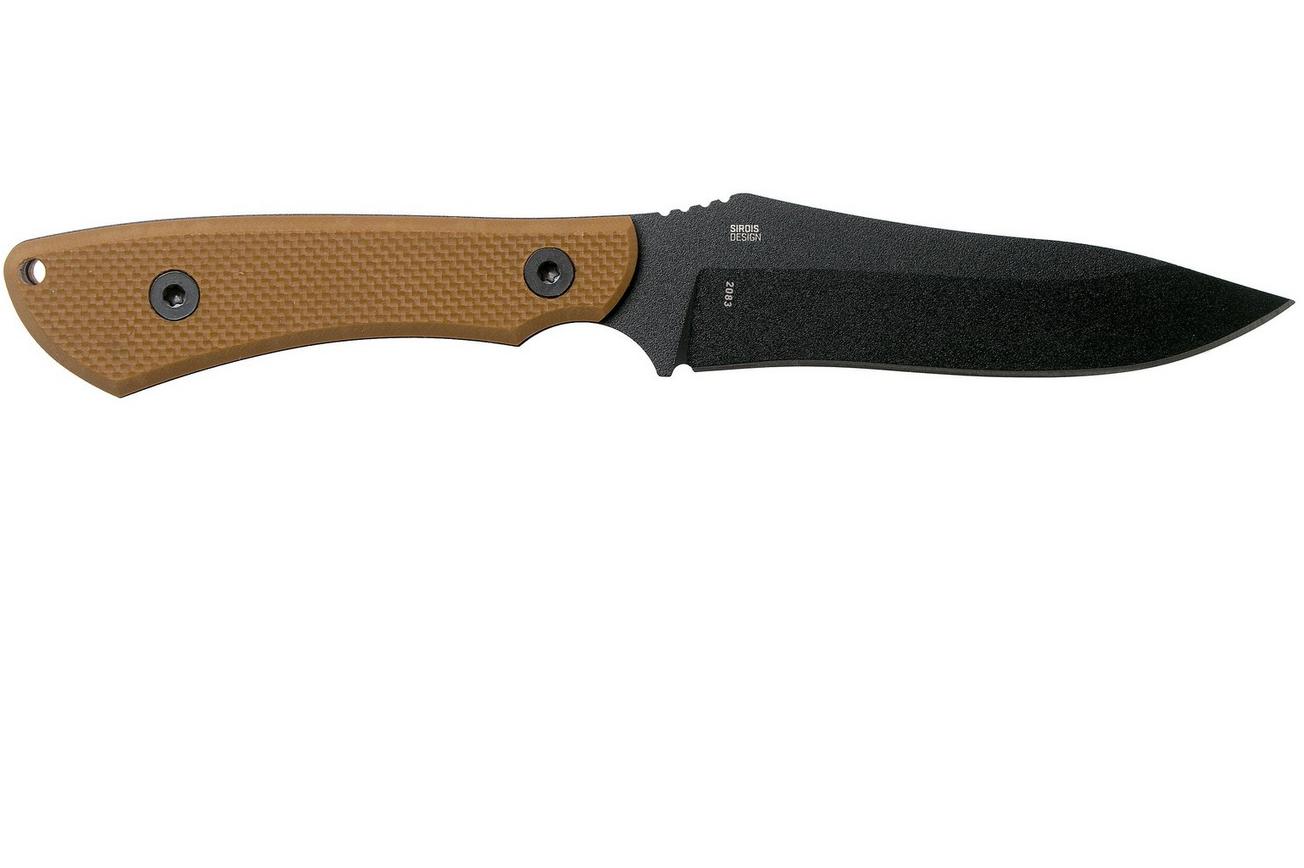 CRKT Ramadi Coyote Brown 2083 vaststaand mes, Darrin William Sirois design
