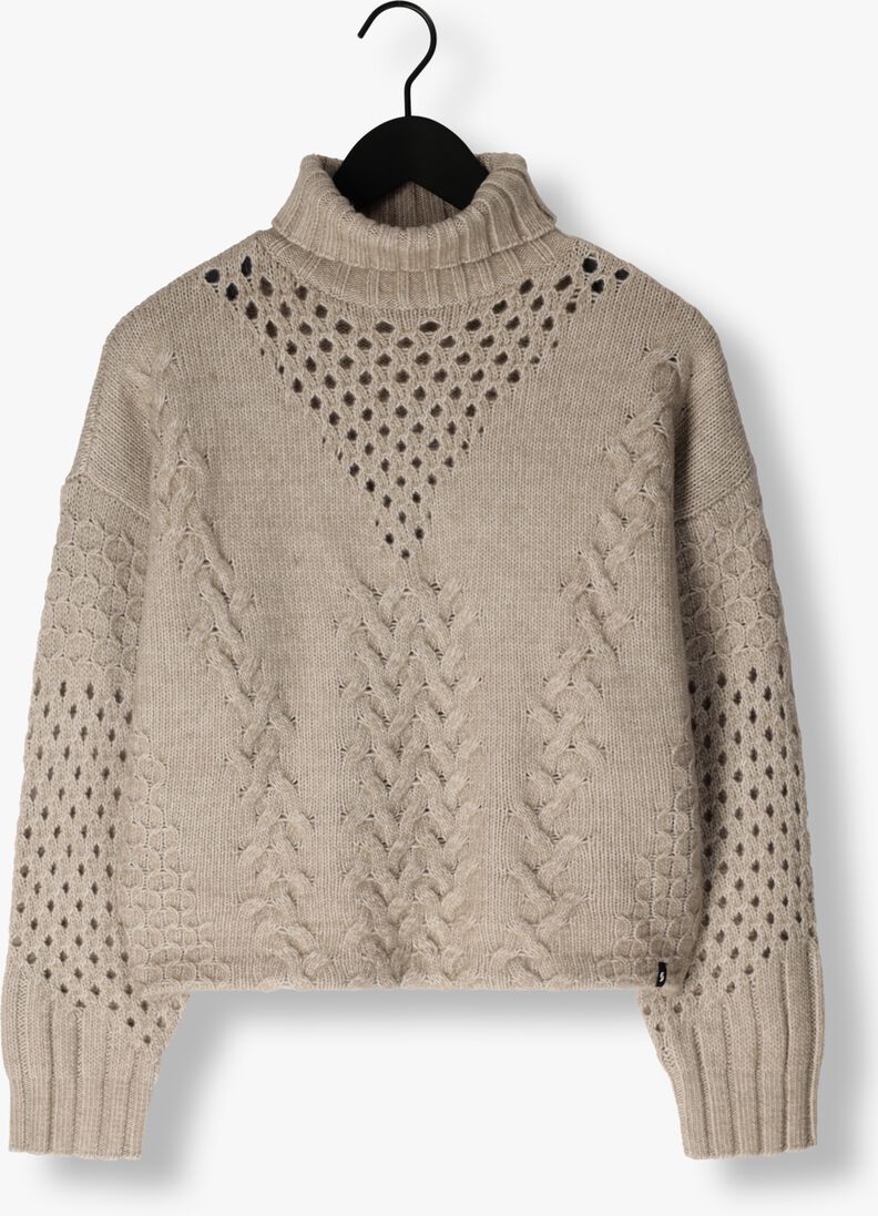 SIMPLE grijze simple coltrui knit-ac-pl-23-1