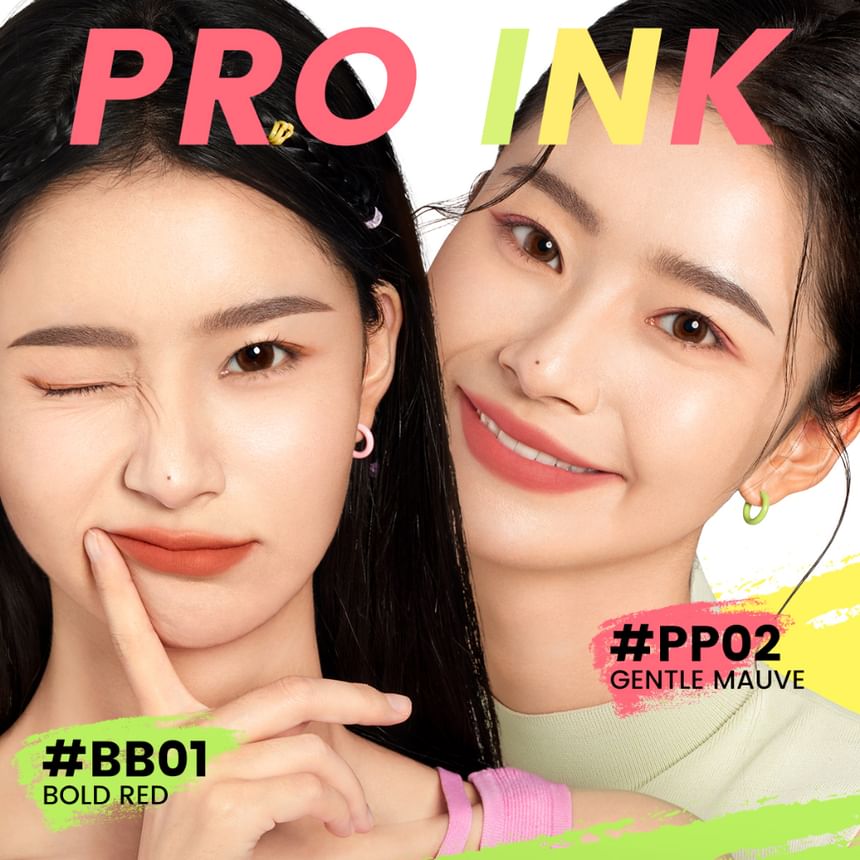 FOCALLURE - Pro-ink Watery Lip Tint - 4 kleuren