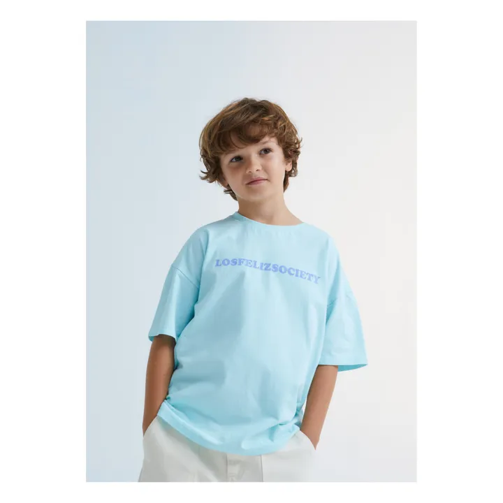 the new society T-Shirt Smiley | Bleu ciel