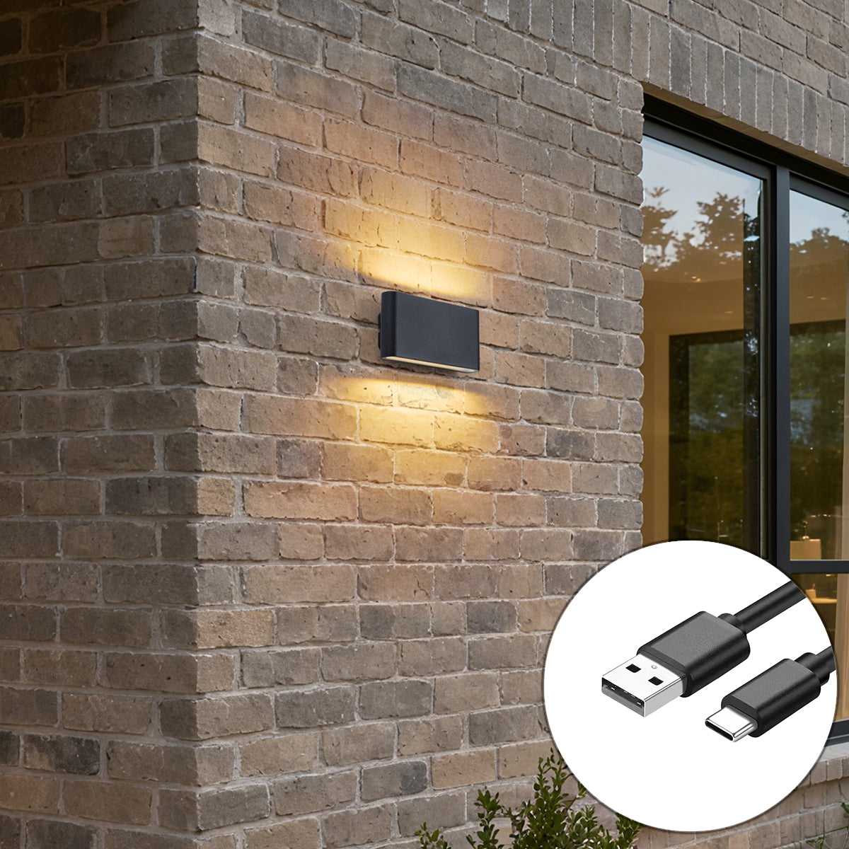 QAZQA Wandlamp zwart magnetisch incl. LED oplaadbaar - Batt