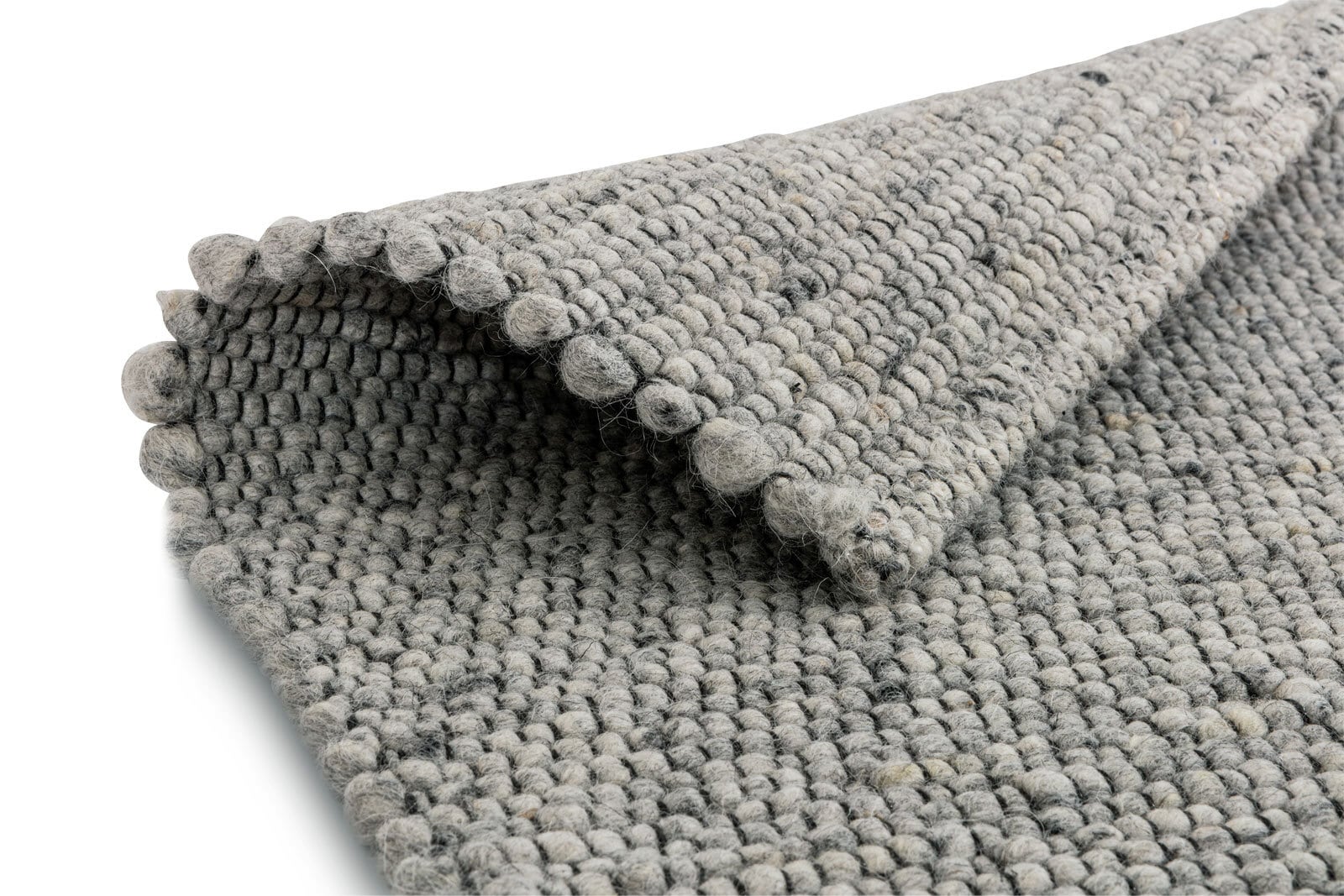 Handwebteppich WOLFEGG BLACK 170 x 240 cm grau