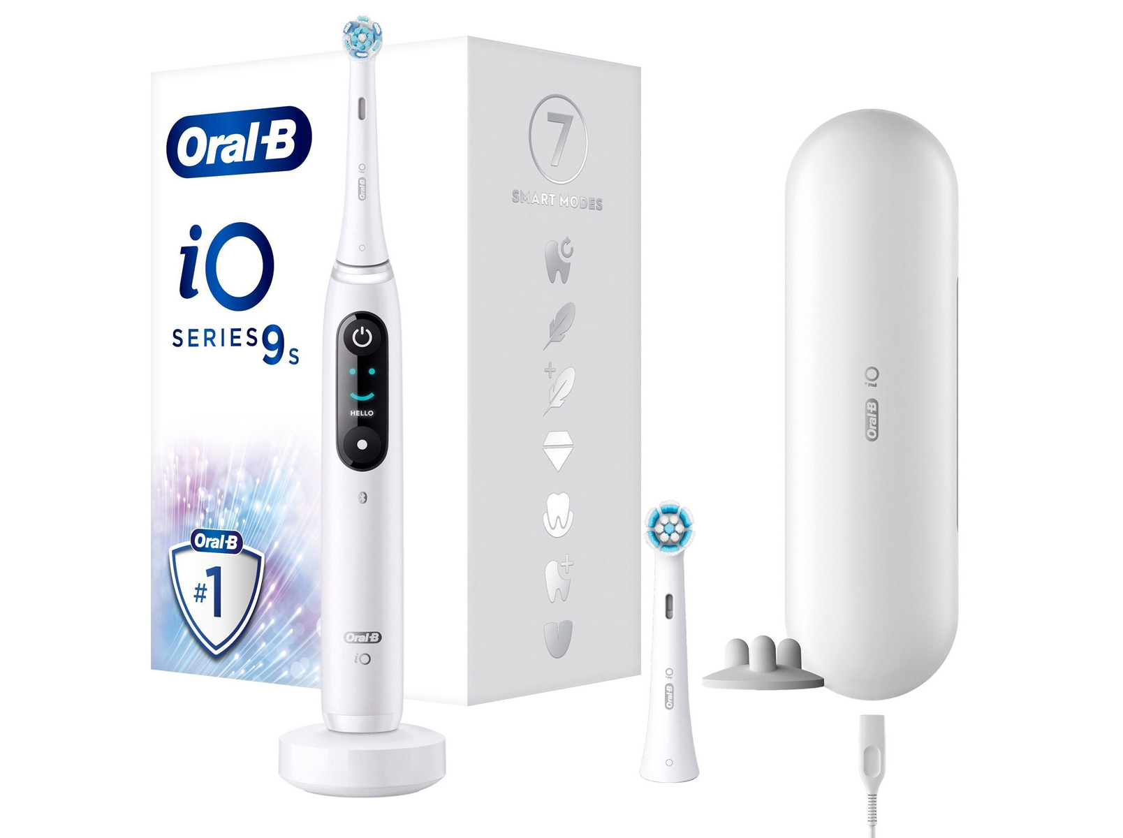 ESCOVA DE DENTES ELÉTRICA ORAL-B IO SÉRIE 9S BRANCA