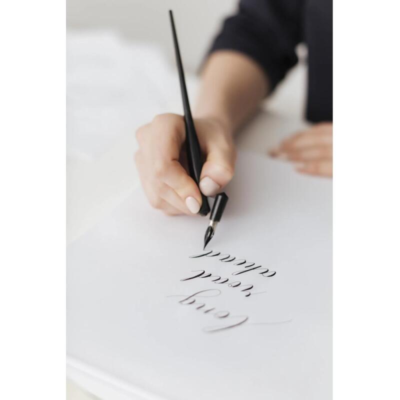 Calligraphie bloc collé 25F 24x30cm 130g