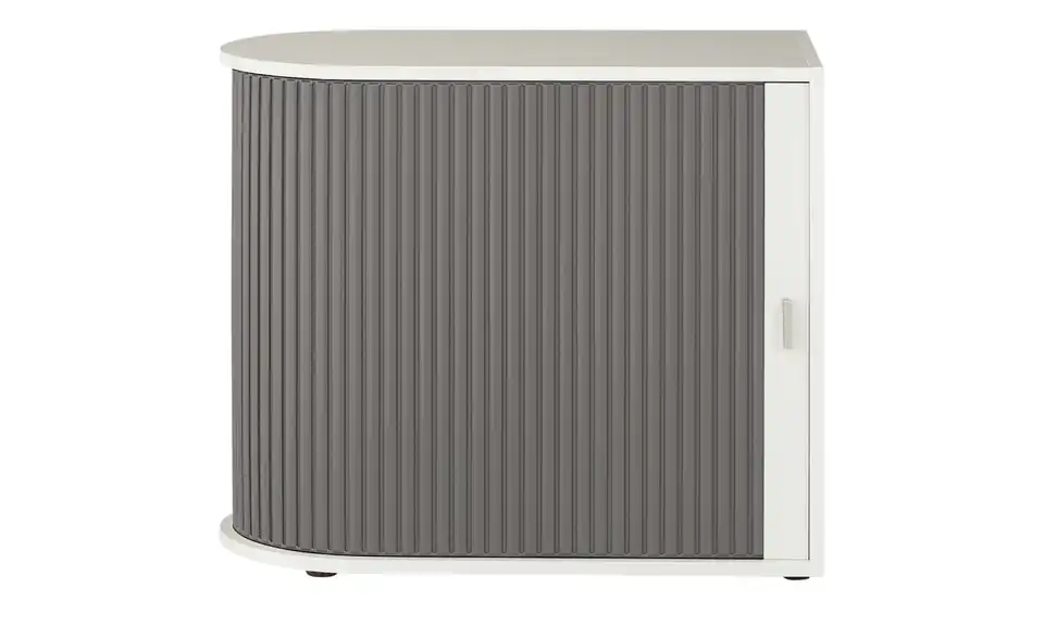 Jalousieschrank Euphrat 86 cm 69 cm Weiß, Graphit