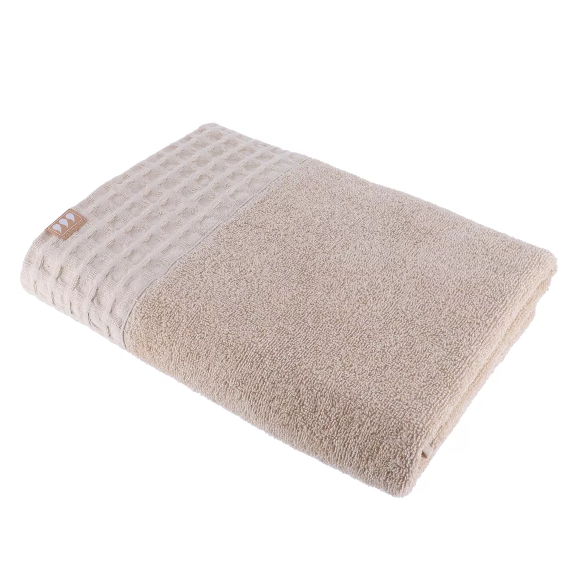 Serviette de bain coton (70 x 130 cm) Season Color Beige