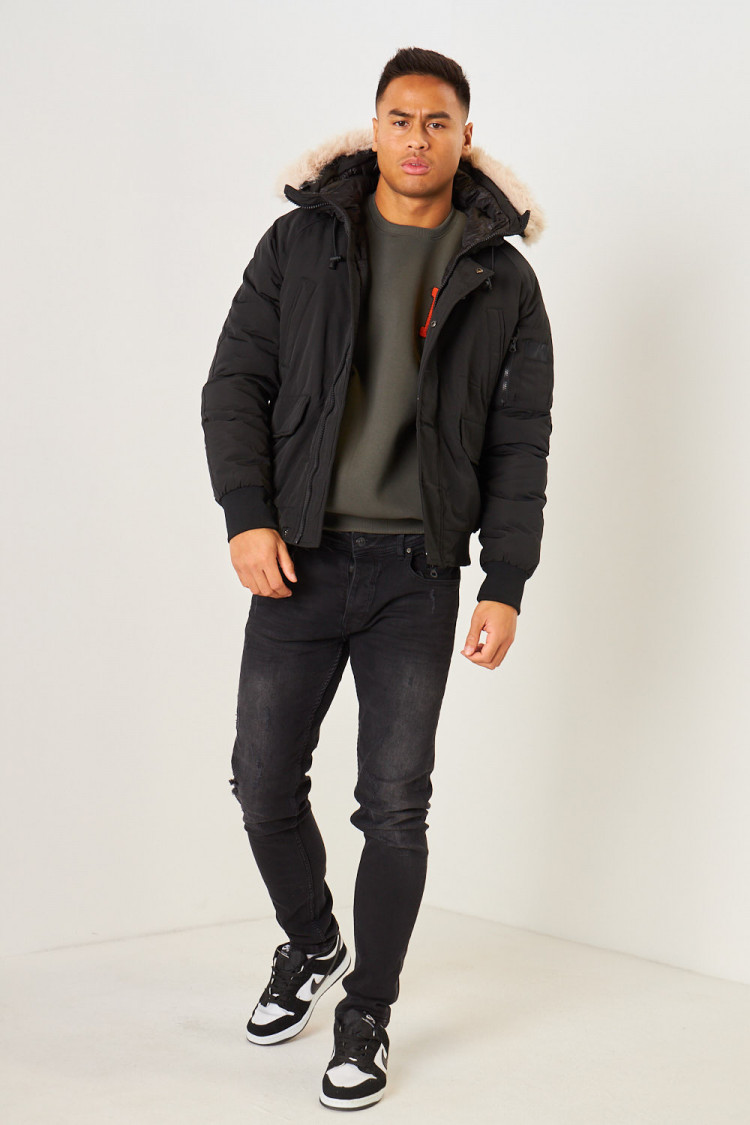 Parka courte noire