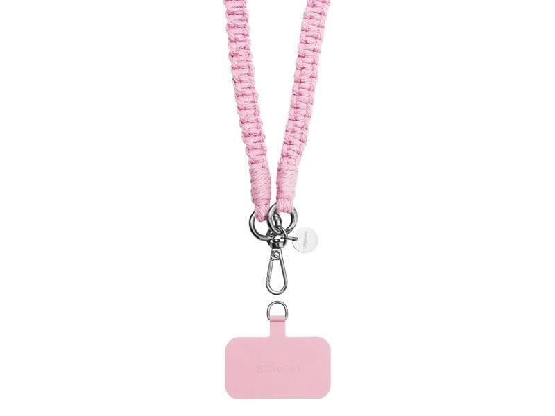 Urbany's Handykette Eivissa Rosa Universelle Handykette aus Baumwolle