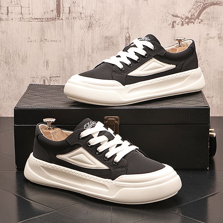 Mr Ozera - Platform Paneel Sneakers