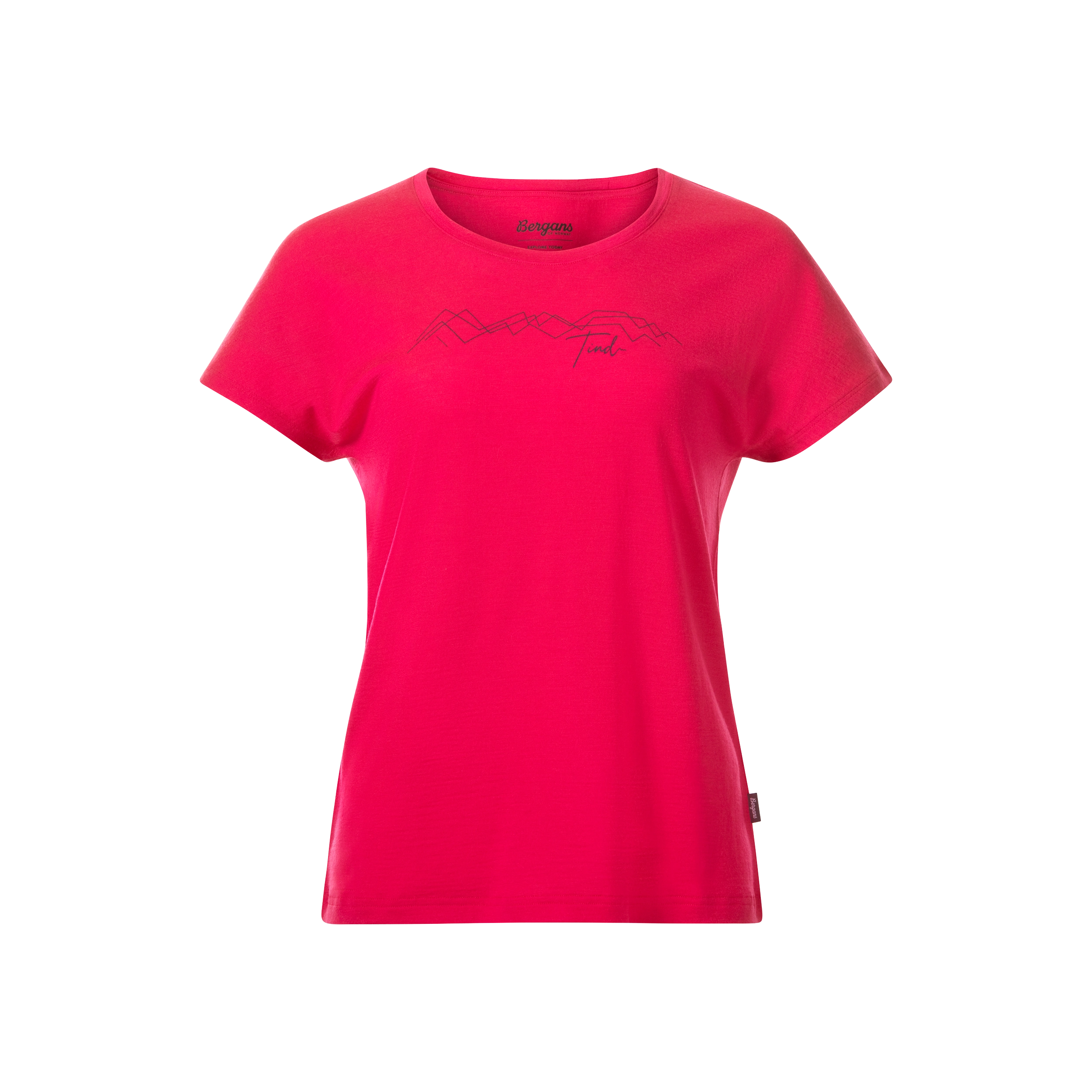 Tind Crux Merino Tee Women Alpine Rose