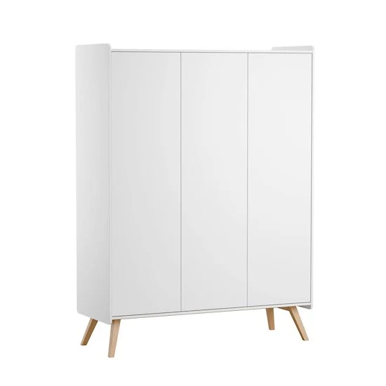 Vintage Vox Armoire 3 portes   Blanc / Chêne        de               Vox