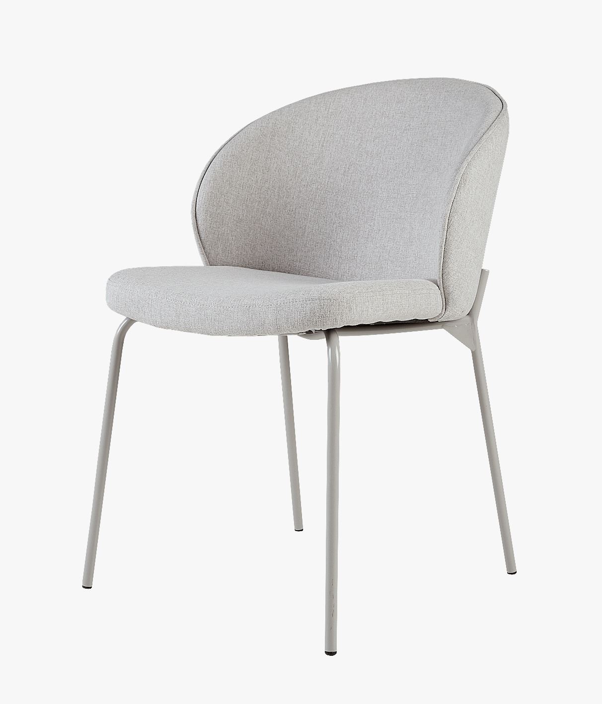Spisestuestol grå - 57x49.5x80 cm
