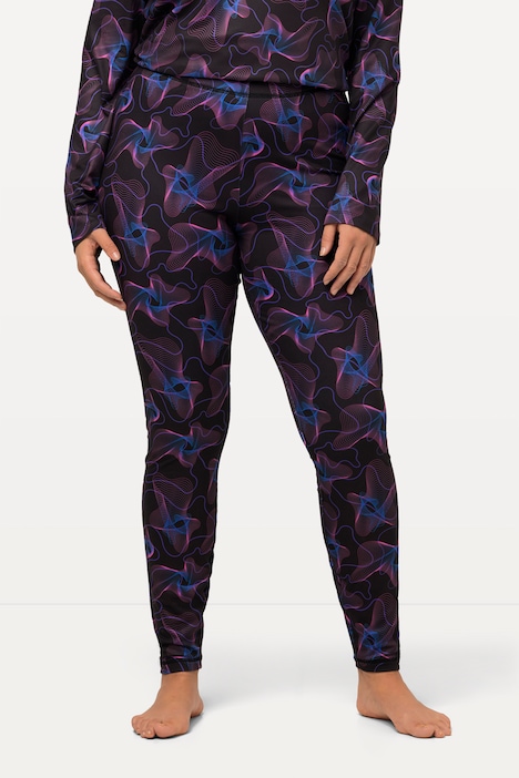 Funktionsleggings, Wellen, schnelltrocknend, recycelt