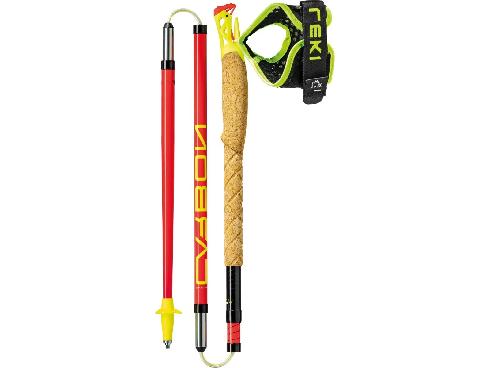 LEKI Ultratrail FX.One, Unisex, Sammenfoldelig, Stiløb, I-type greb, Skum, Carbon (HRC)