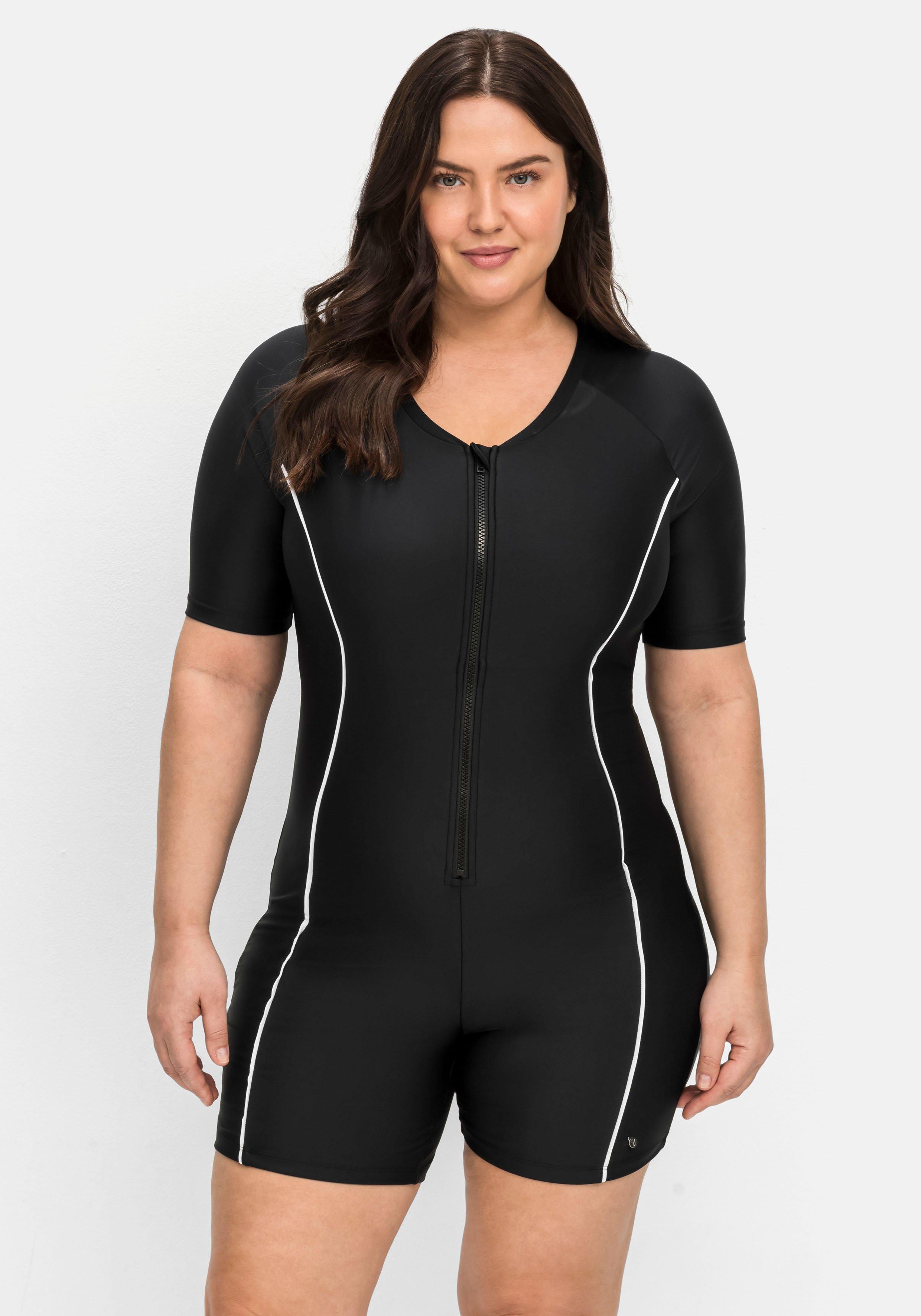 Schwimmanzug mit kurzem Ärmel und kurzem Bein