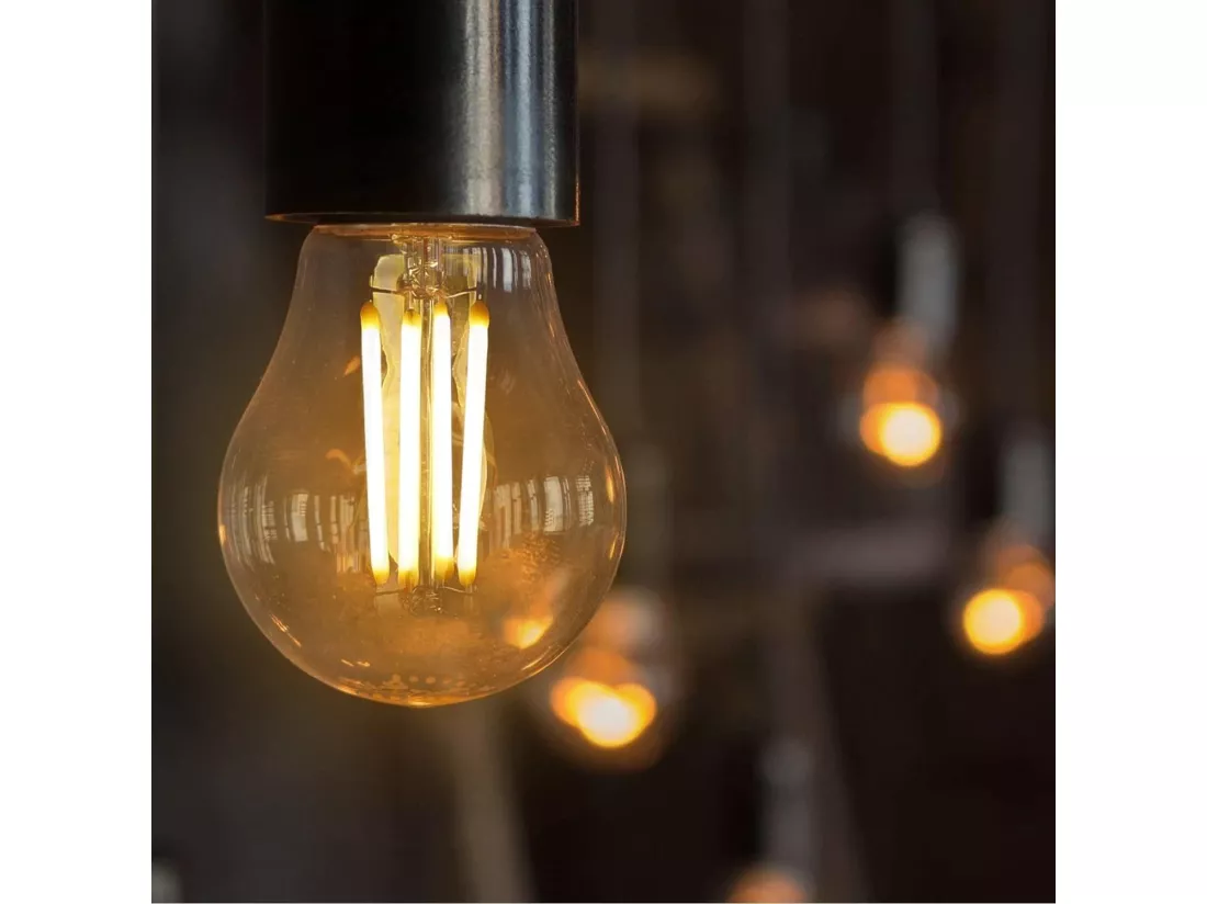 NETTLIFE Lot de 6 ampoule E27 LED Filament : G45 Vintage ampoule， Edison Retro ampoule ，blanc chaud 2700K Bulbs 4W