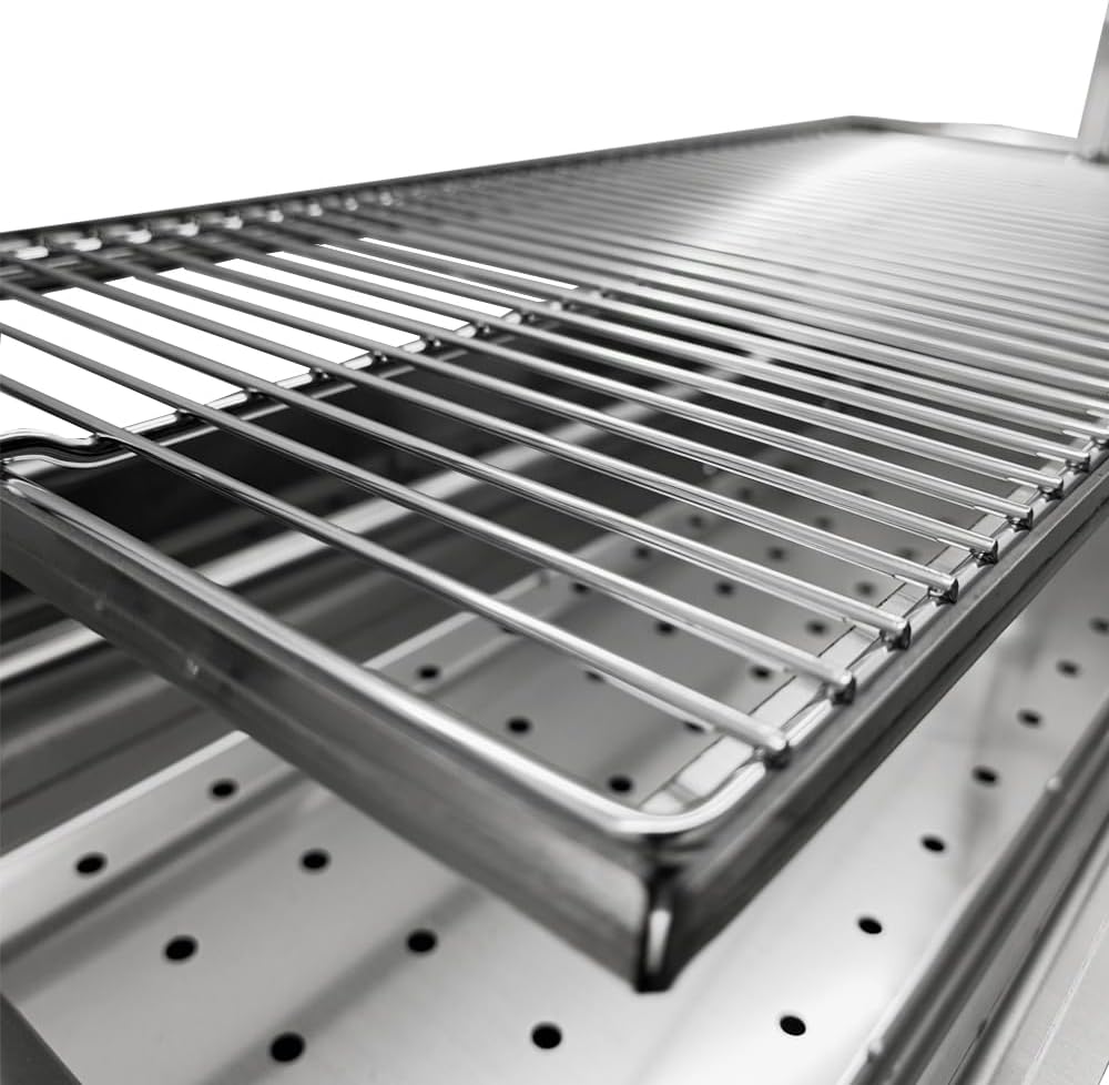 Mangal Grill Ararat Edelstahl 2mm Schaschlikgrill mit verstellbare Grillhöhe