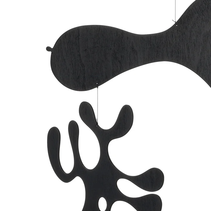 Vitra - Eames Plywood Mobile, Model AL, schwarz