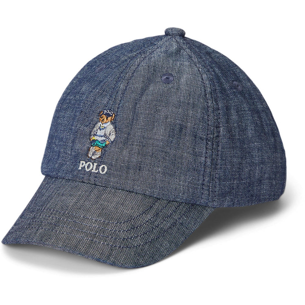 Køb Polo Ralph Lauren Chambray Bjørn Kasket