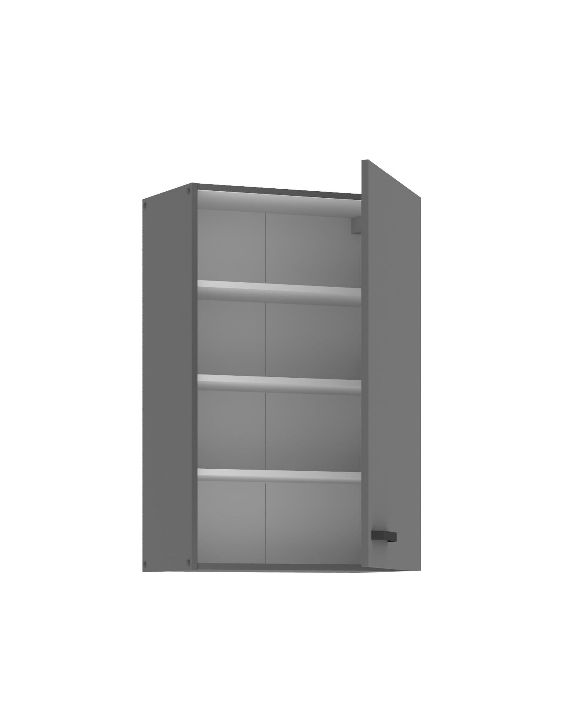 Küche NESSA Hängeschrank 60 cm Anthrazit Küchenzeile Küchenblock Einbauküche