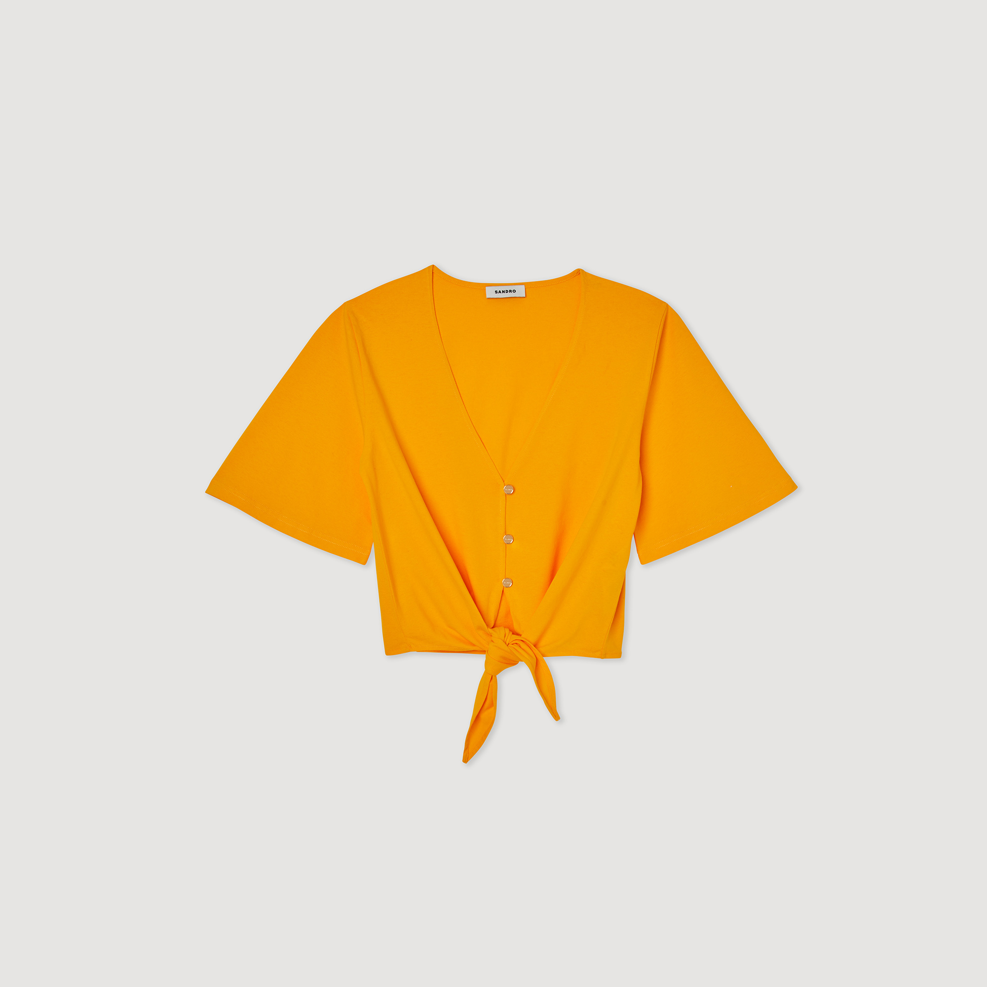 T-shirt court bijoux