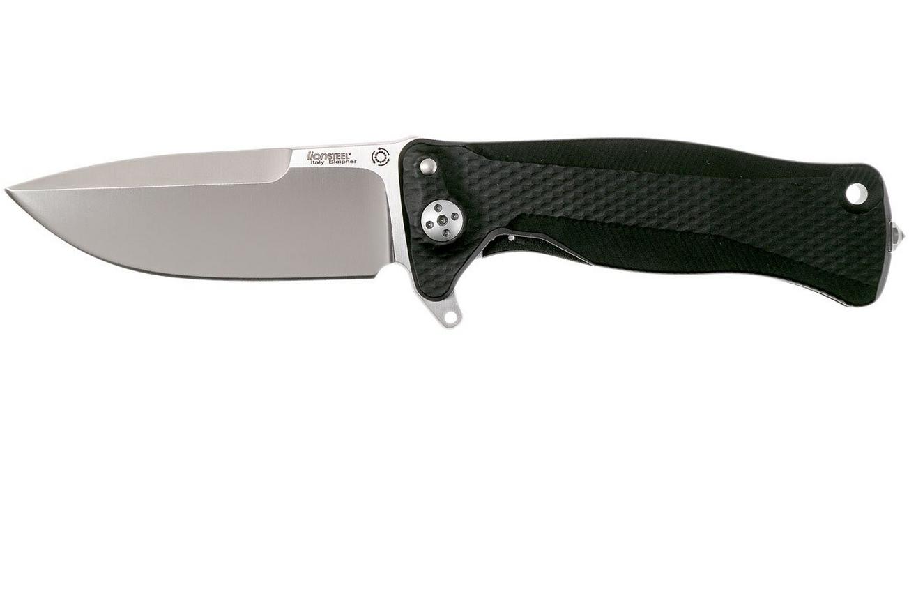 LionSteel SR11 Aluminum Black, satin blade, SR11 A BS zakmes