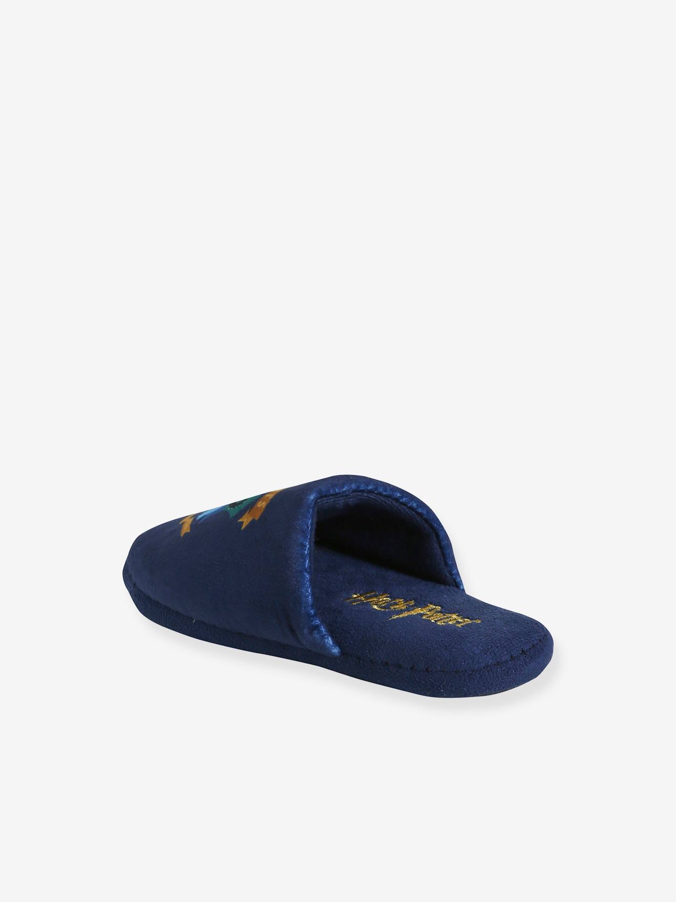 Pantufas Harry Potter®, azul claro lisas com motivos.