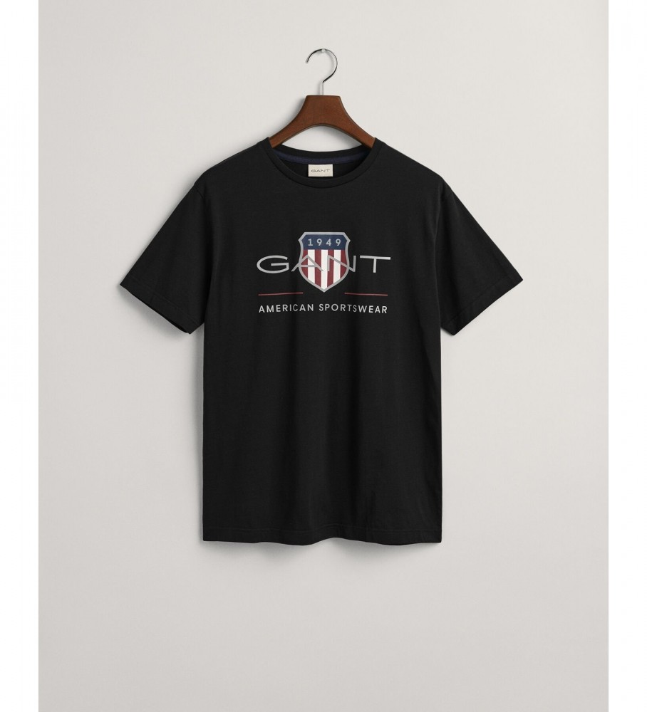 Camiseta Gant Archive Shield, preta