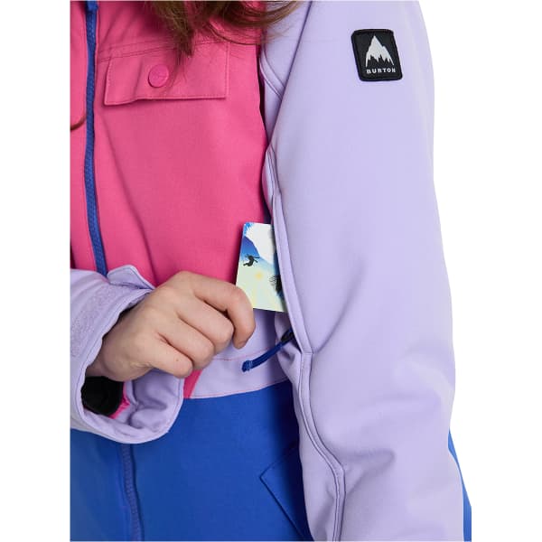 Veste snowboard BURTON GIRLS' KHIONE 2L JACKET FUCHSIA FUSION/SUPERNOVA/AMPARO BLUE