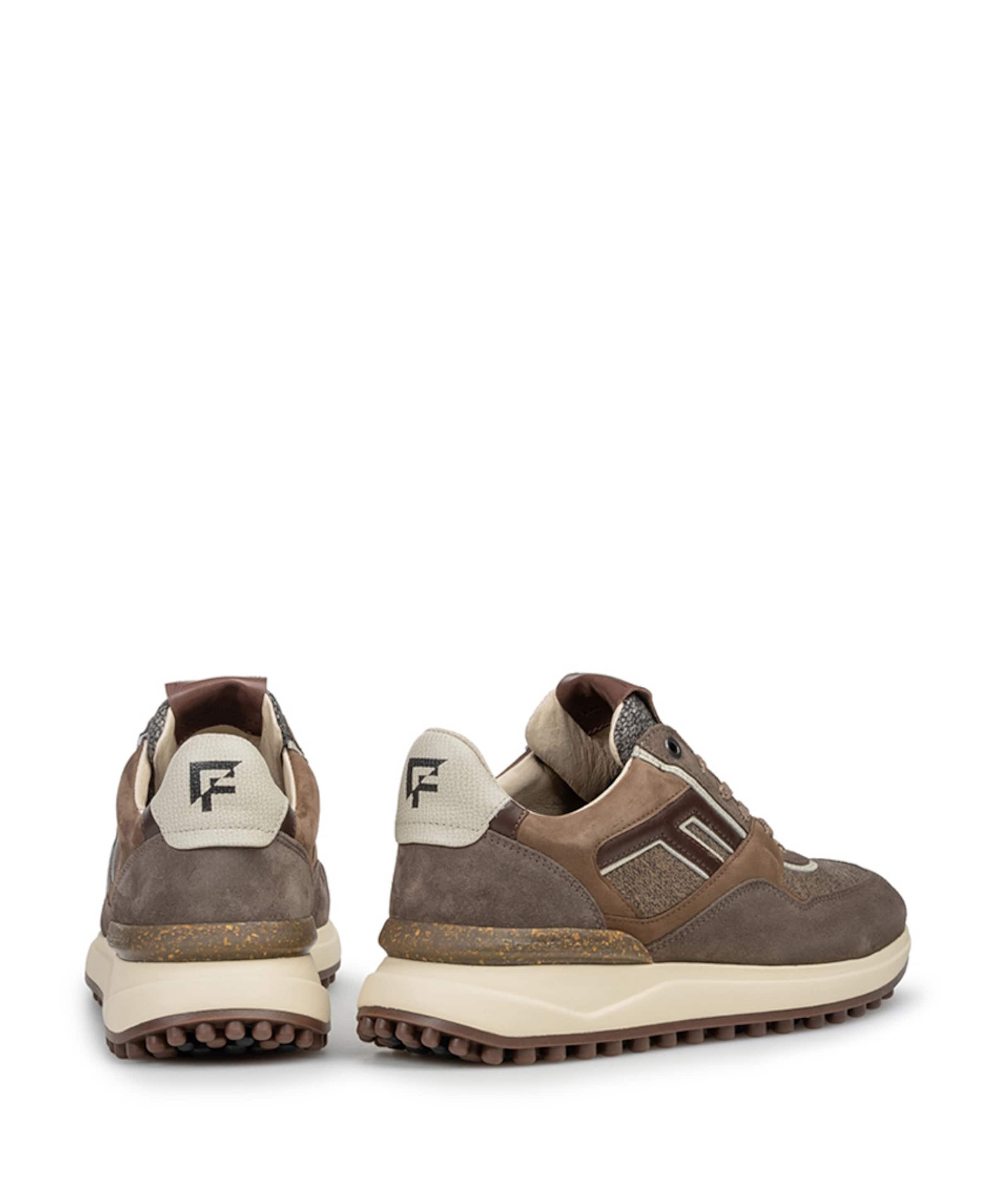 Floris van Bommel heren sneakers beige