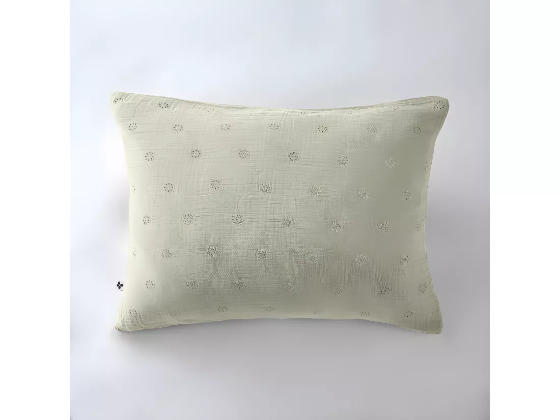 Taie d'oreiller Brodée Déco