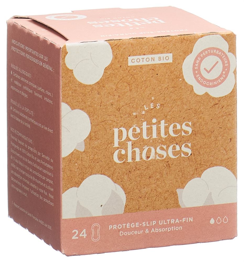 LES PETITES CHOSES Slipeinlagen<br>24 Stück, Ultra-fin Coton Bio