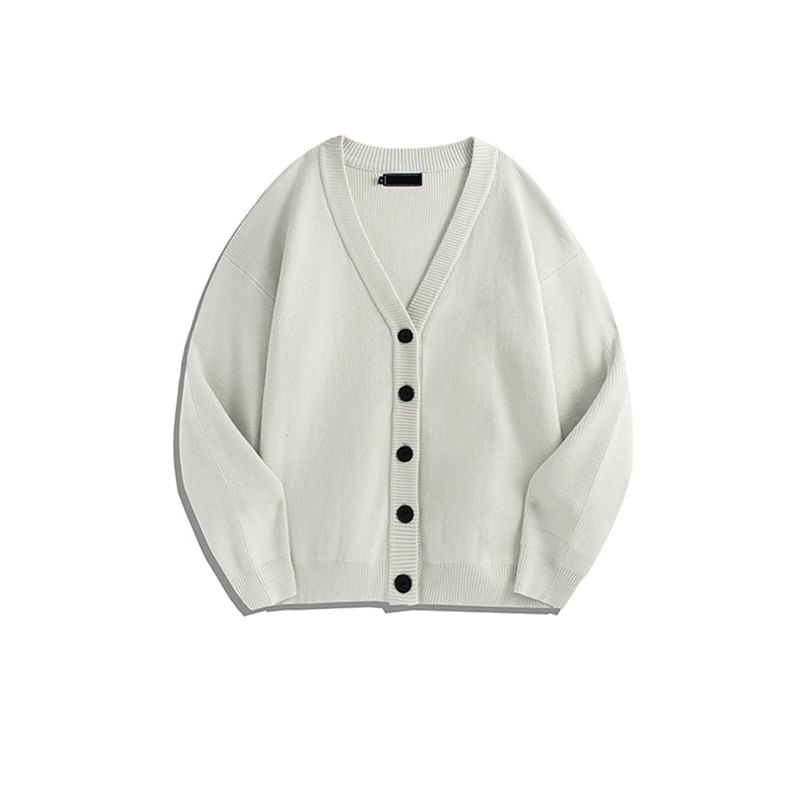 Zentrus - V-hals effen geribbeld vest