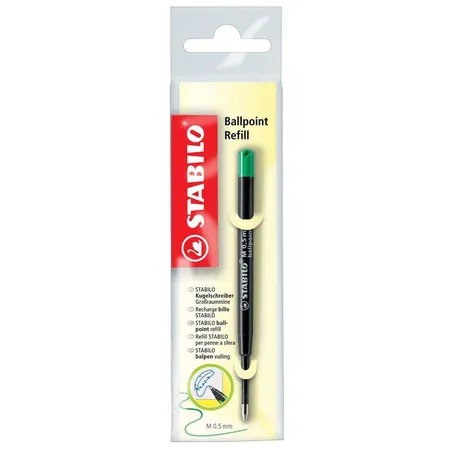 Kugelschreiber - Großraummine - STABILO Ballpoint Refill - Einzelmine - grün