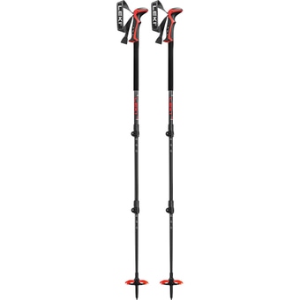Leki Haute Route 3 Teleskopstock Dark Anthracite / Dark Red / Black